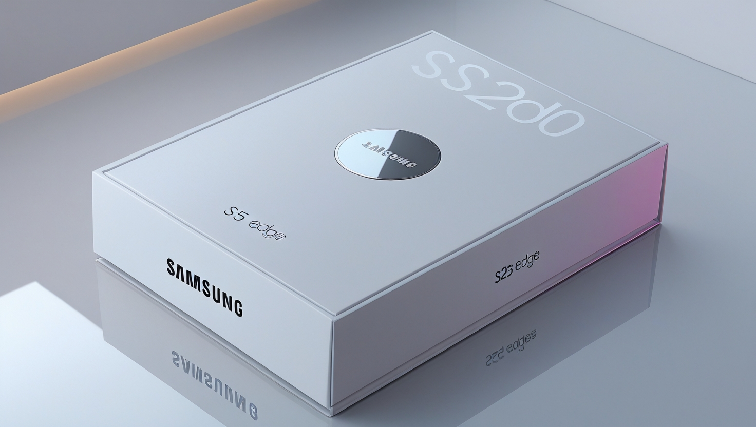 🧩 Samsung S25 Edge बॉक्स की फोटो