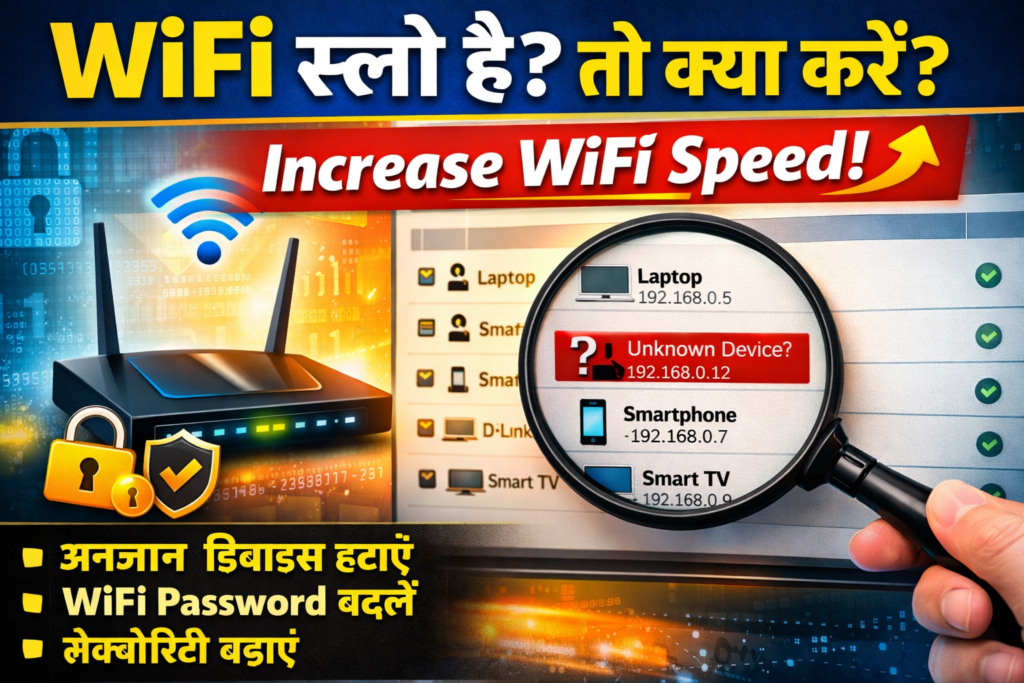 📶 WiFi Tips: अगर आपका WiFi स्लो है तो क्या करें? ये सेटिंग बदलते ही बढ़ जाएगी इंटरनेट स्पीड