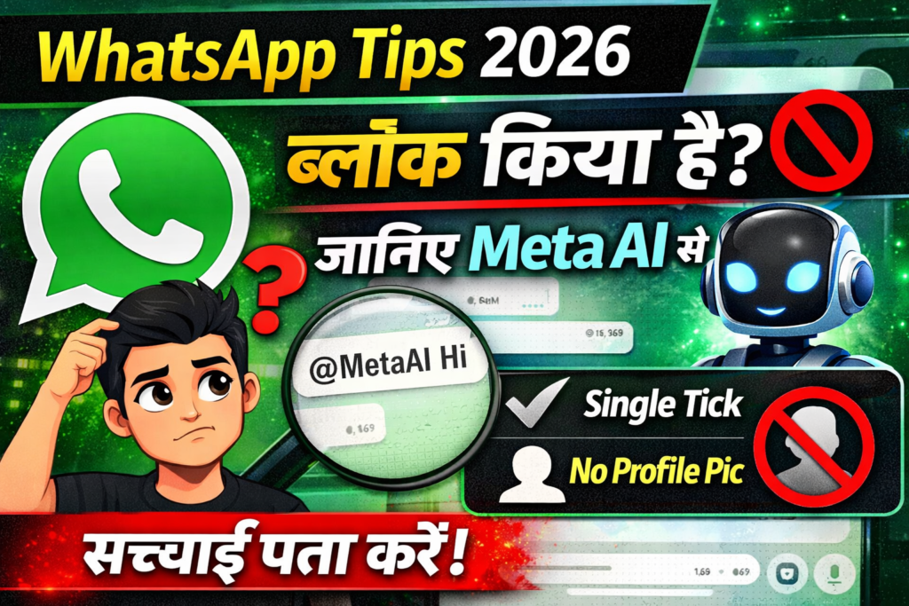 WhatsApp Tips 2026: क्या किसी ने आपको ब्लॉक कर दिया है? Meta AI से ऐसे करें तुरंत पत।